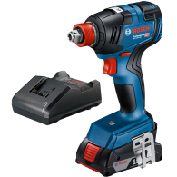 BOSCH GDX 18V-200 Masina de insurubat cu impact brushless, cu 1 acumulator Li-Ion, 2Ah, 200Nm + Incarcator 2Ah