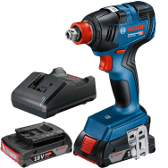 BOSCH GDX 18V-200 Masina de insurubat cu impact brushless, cu 2 acumulatori Li-Ion, 2Ah, 200Nm + Incarcator 2Ah