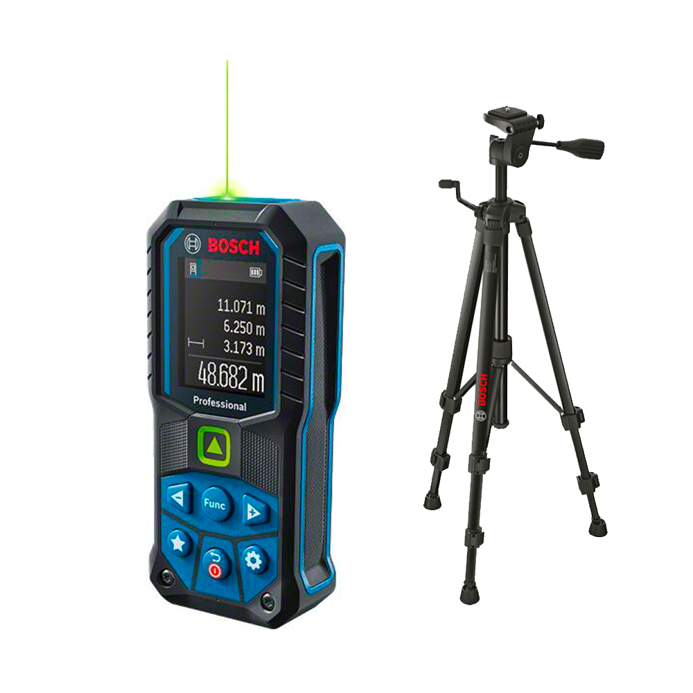 BOSCH GLM 50-25 G Telemetru cu laser verde (50 m) + ADA DIGIT 167 Stativ pentru constructii 167 cm