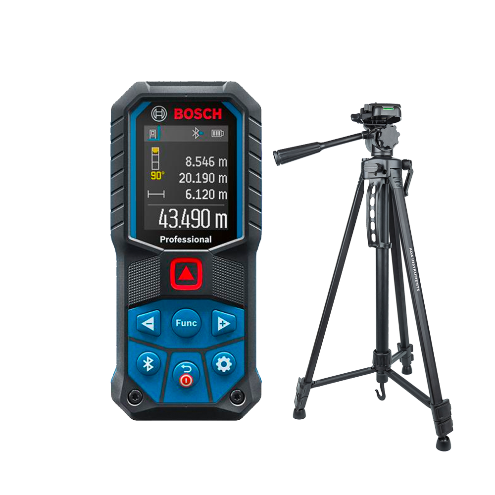 BOSCH GLM 50-27 C Telemetru cu laser (50 m) + ADA DIGIT 167 Stativ pentru constructii 167 cm