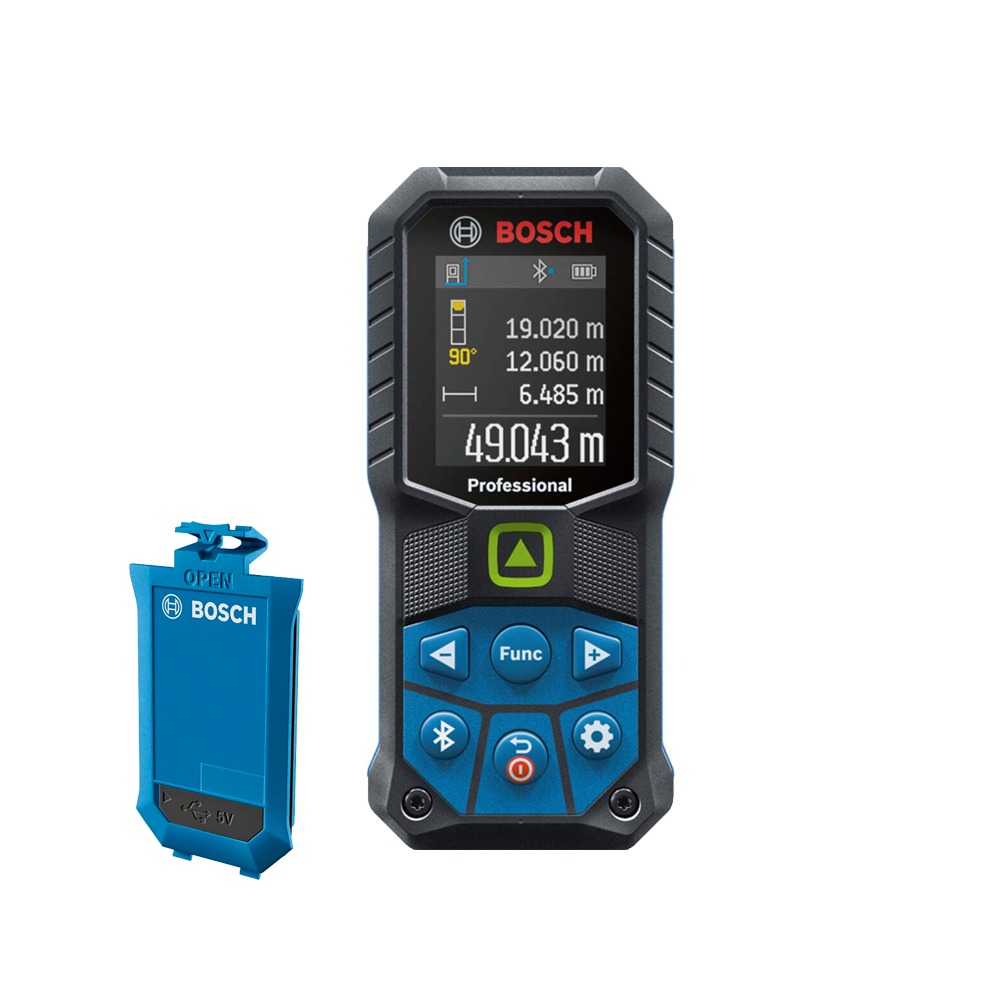BOSCH GLM 50-27 CG Telemetru cu laser verde (50 m) + Acumulator Li-Ion, 3.7V, 1Ah