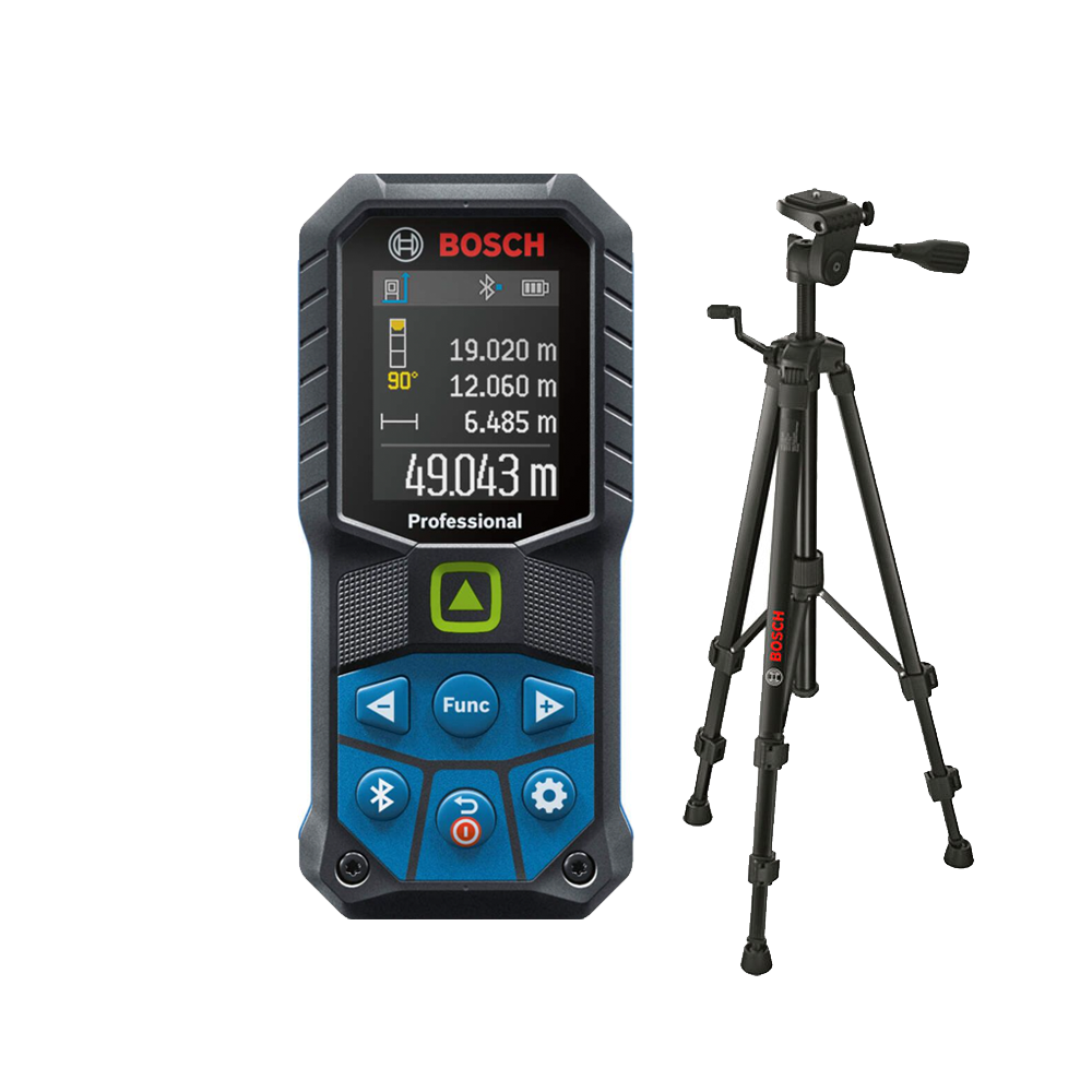 BOSCH GLM 50-27 CG Telemetru cu laser verde (50 m) + BT 150 Trepied