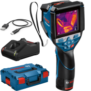 BOSCH GTC 600 C Camera termica digitala, cu 1 acumulator Li-Ion, 2Ah + Incarcator rapid de 4Ah GAL12V-40 + L-BOXX
