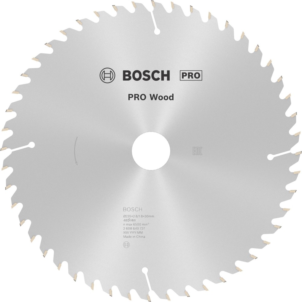 Bosch Disc Optiline Wood 235x30/25x2.8mm, T48