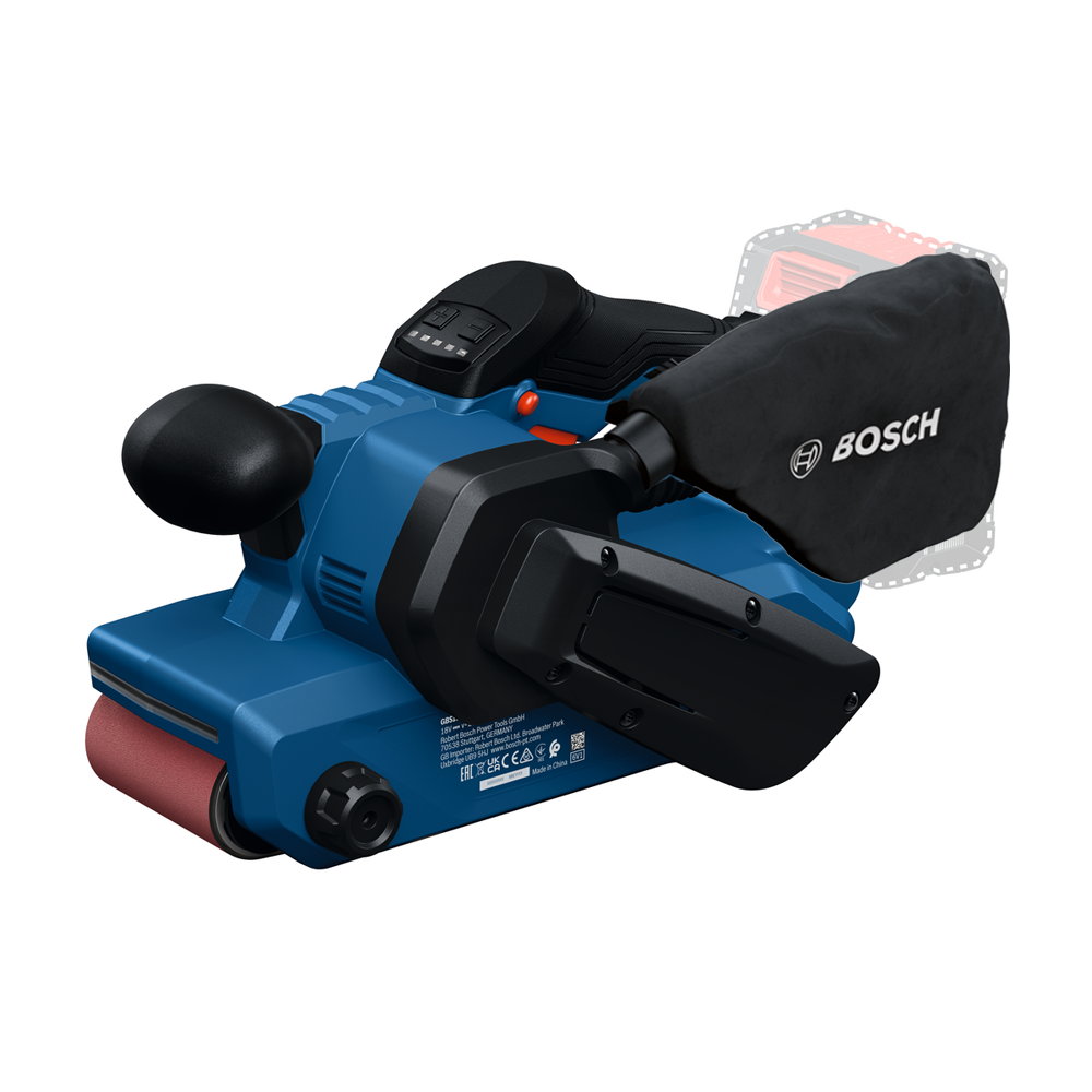 BOSCH GBS 18V-75 (SOLO) Slefuitor cu banda brushless, Li-Ion, fara acumulator in set