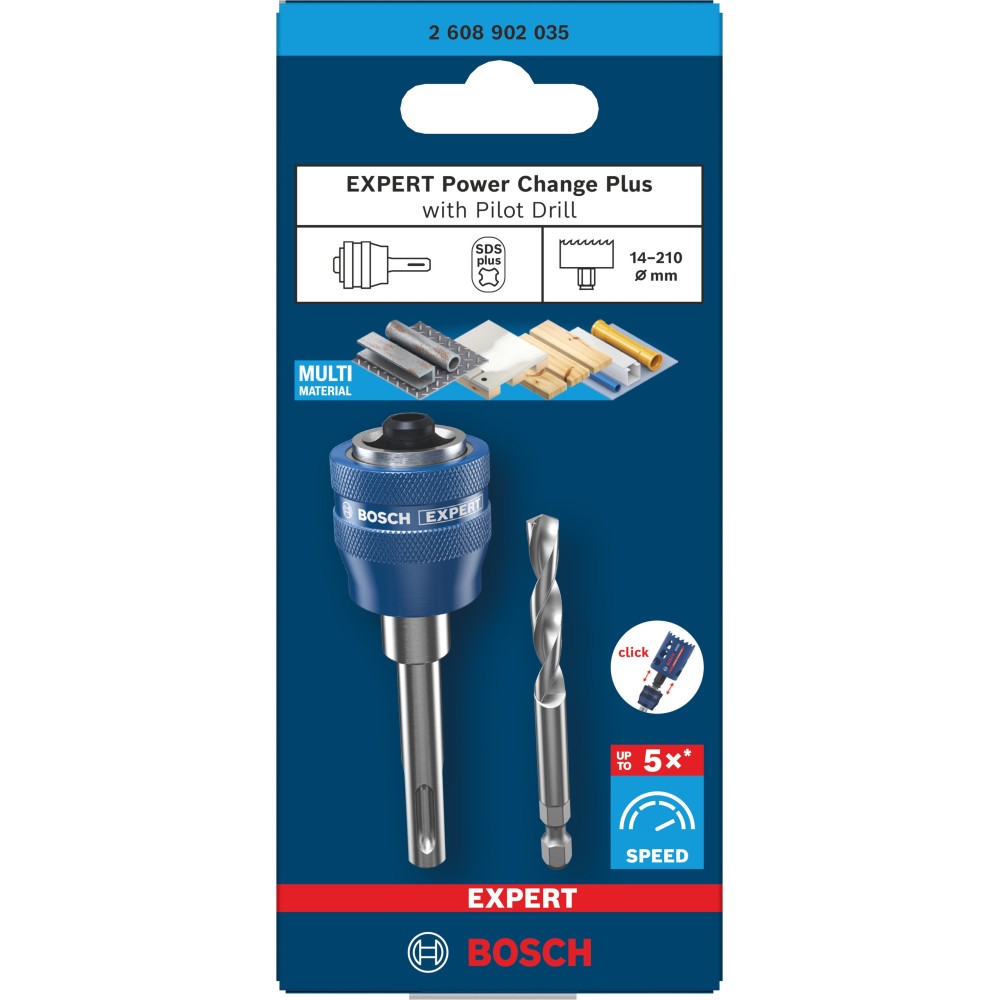 Bosch Adaptor carota sistem rapid prindere D7.15mm , 85-45mm, tija hexagonala