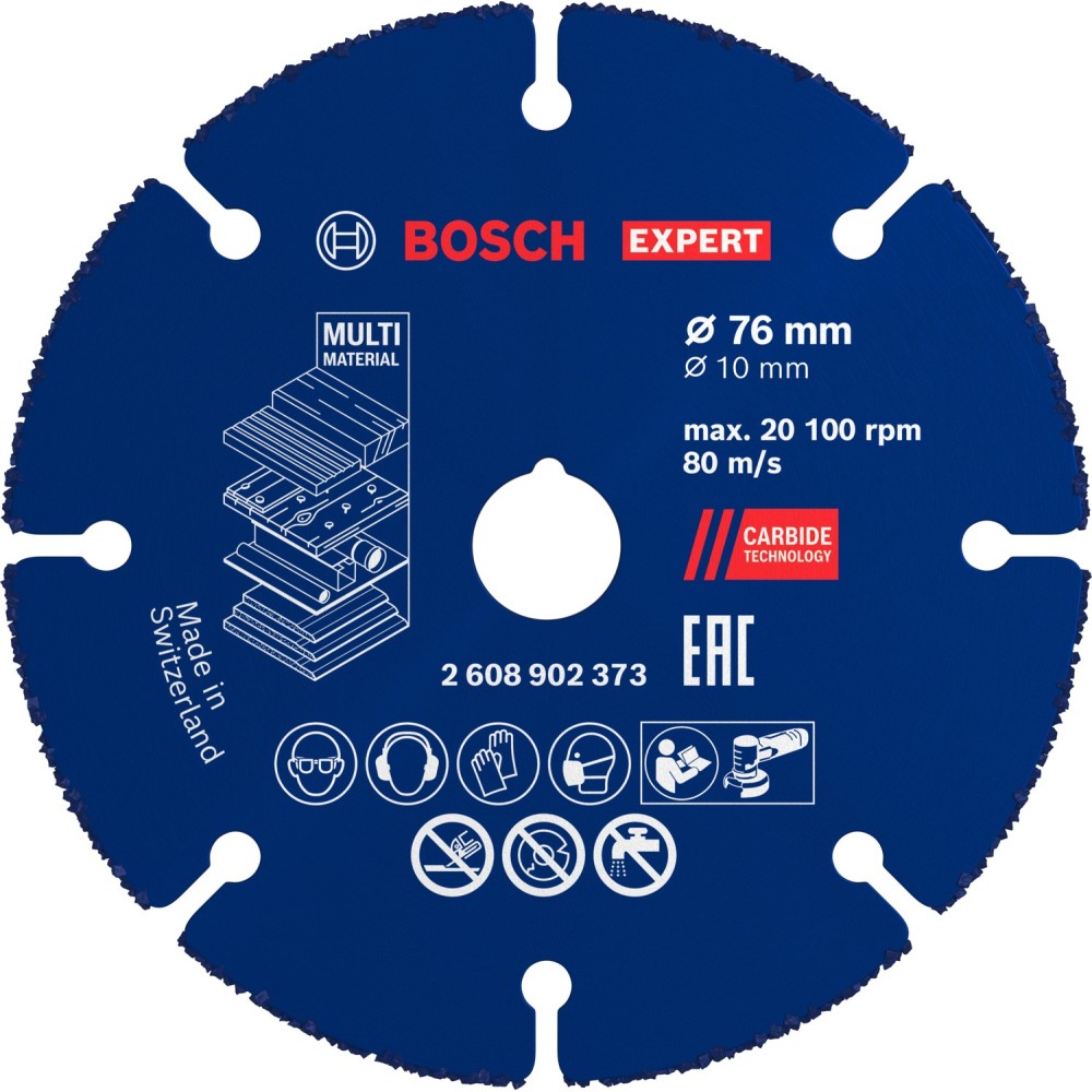 Bosch Disc tăiere carbură EXPERT Multi Material, 76x10mm