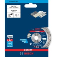 Bosch Disc diamantat Expert HardCeramic 76x10x1.5mm