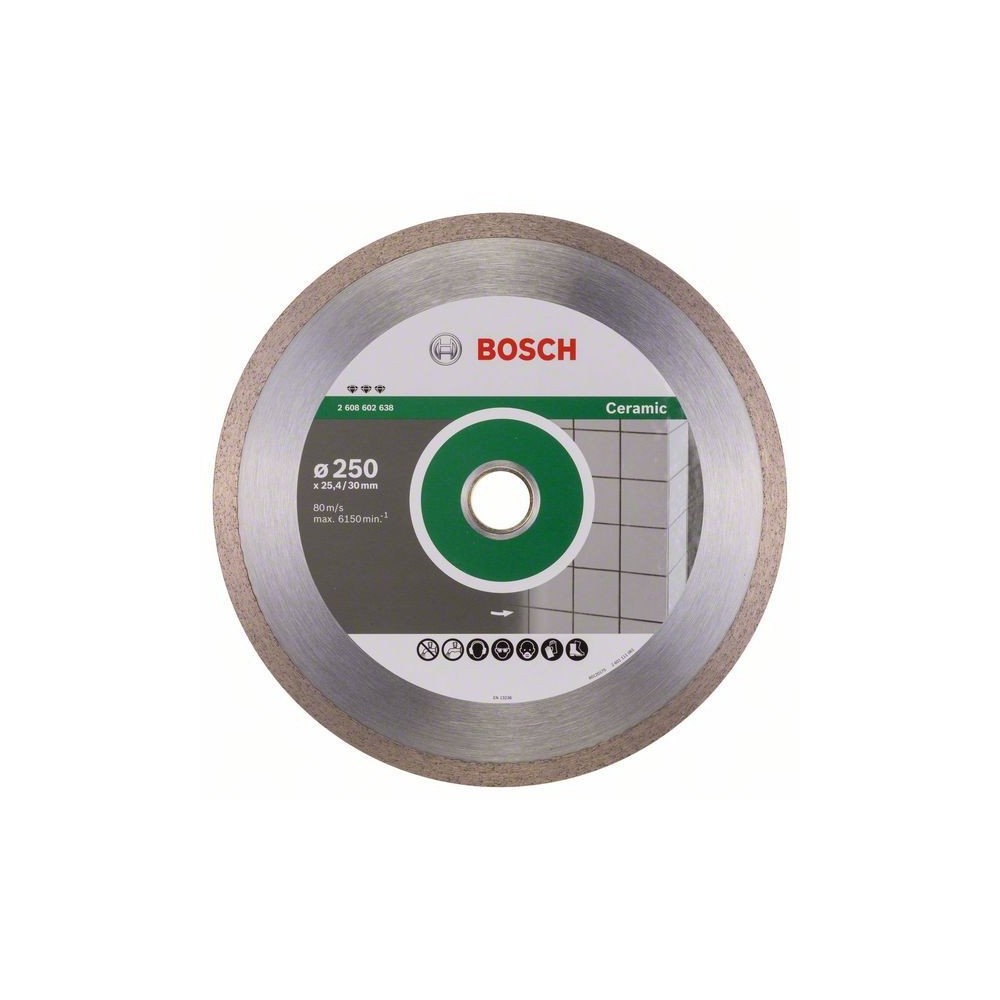 Disc diamantat Best for Ceramic 250x30/25.40x10x2.4mm