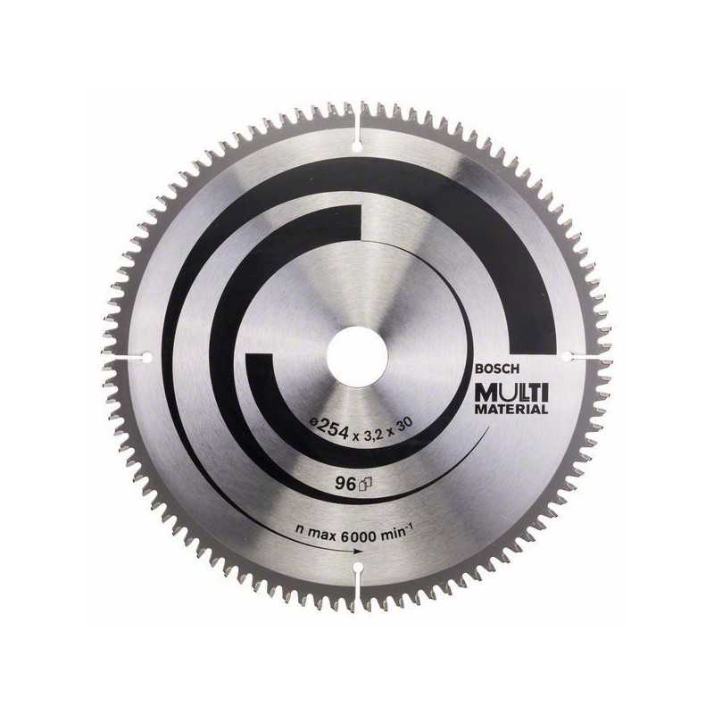 Bosch Panza ferastrau circular Multi Material, 254x30x3.2mm, 96T
