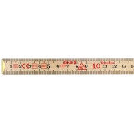 Metru pliant din lemn natur H 2/10, 2m - Sola-53010101