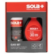 Set aparat de trasat cu sfoară cu creta rosie CLKS, 30m + 230g - Sola-66114142