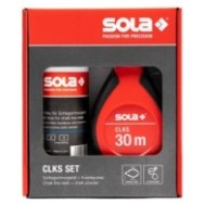 Set aparat de trasat cu sfoară si tub creta albastra CLKS, 30m + 230g - Sola-66114143