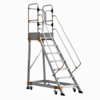 Platforma mobila cu autofranare EP6 din aluminiu, H lucru 3,75 m