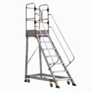 Platforma mobila cu autofranare EP6 din aluminiu, H lucru 3,75 m