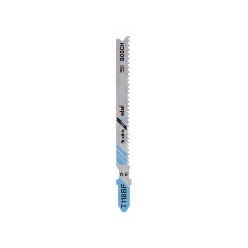 Bosch Set 5 panze ferastrau vertical T 118 BF Flexible for Metal, 92mm