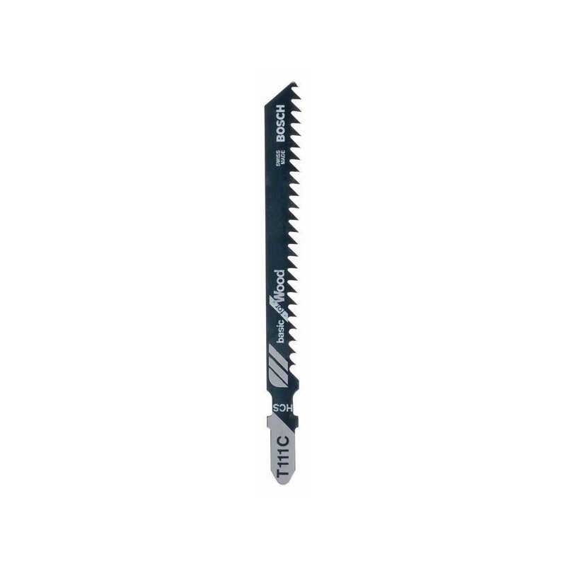 Bosch Set 3 panze ferastrau vertical T 111 C Basic for Wood, 100mm