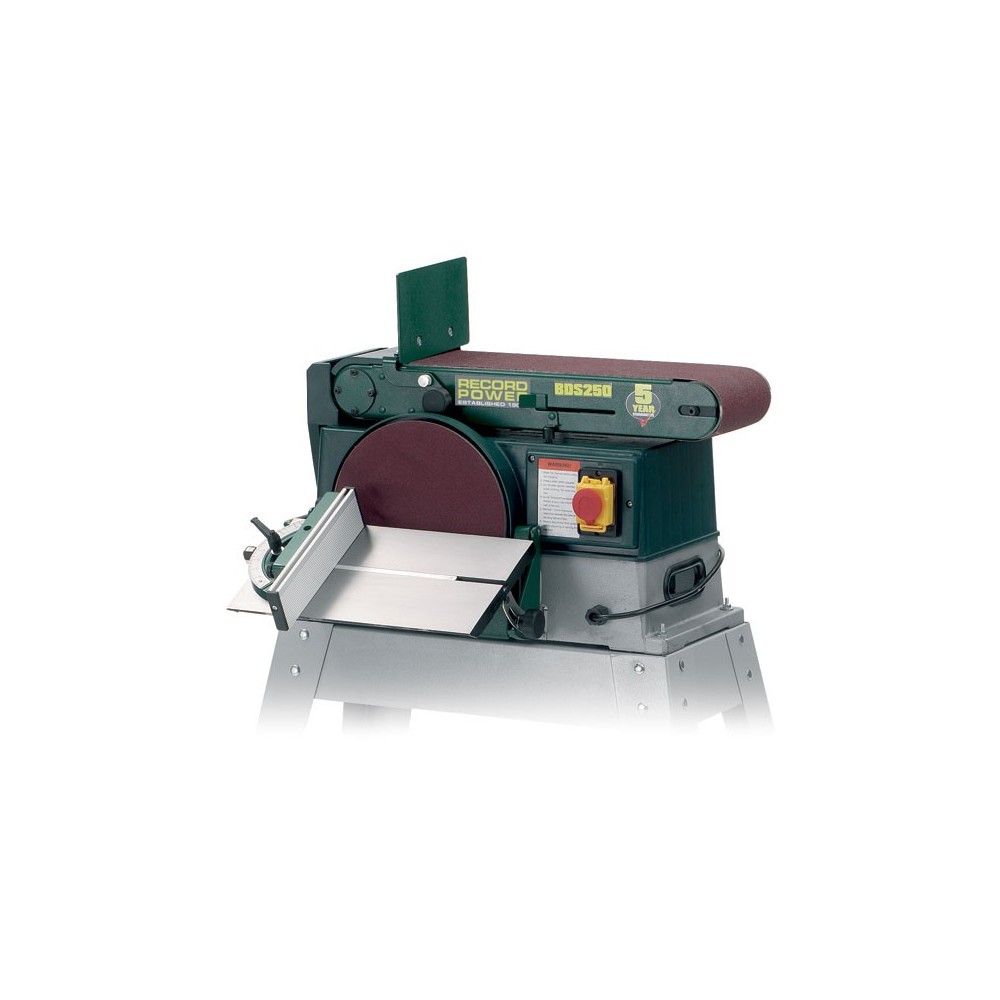 RECORD POWER BDS250-EP Masina de slefuit cu banda si disc 800 W