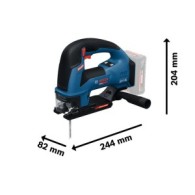 Bosch EXST18V-155B (solo) Ferastrau vertical Li-Ion 18V, 155mm + accesorii, fara acumulator in set