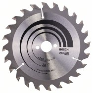 Bosch Panza ferastrau circular Optiline Wood, 160x20x2.6mm, 24T, reductie 16mm