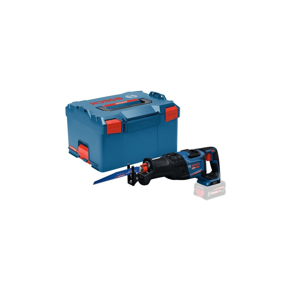 Bosch EXSA18V-32 (solo) Ferastrau sabie 18V, 250mm + panza S 1159 XHM + L-Boxx, fara acumulator in set
