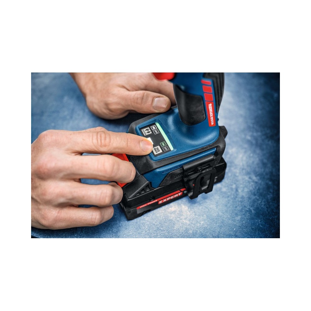 Bosch EXSR18V-90FC Masina de gaurit 18V + 2acumulatori EXBA 18V-40 + incărcător rapid GAL + accesorii + L-BOXX