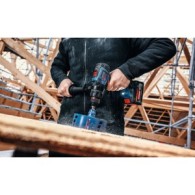 Bosch EXSB18V-150 Masina de gaurit 18V, 150Nm + 2 acumulatori EXBA18V + incărcător rapid GAL 12V + L-BOXX