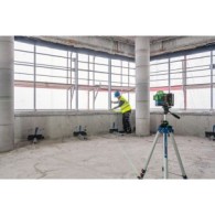 Bosch EXLL18V-120-33CG Nivela laser 18V, 120m + acumulator EXBA18V-40 + incărcător rapid GAL 18V + Valiză profesională