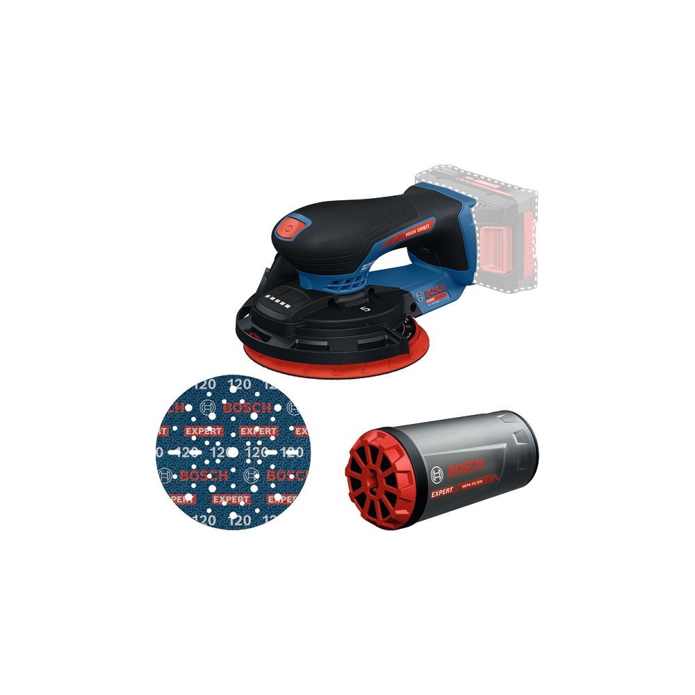 Bosch EXEX18V-150-5 (solo) Slefuitor cu excentric 18V, 150mm, fara acumulator in set