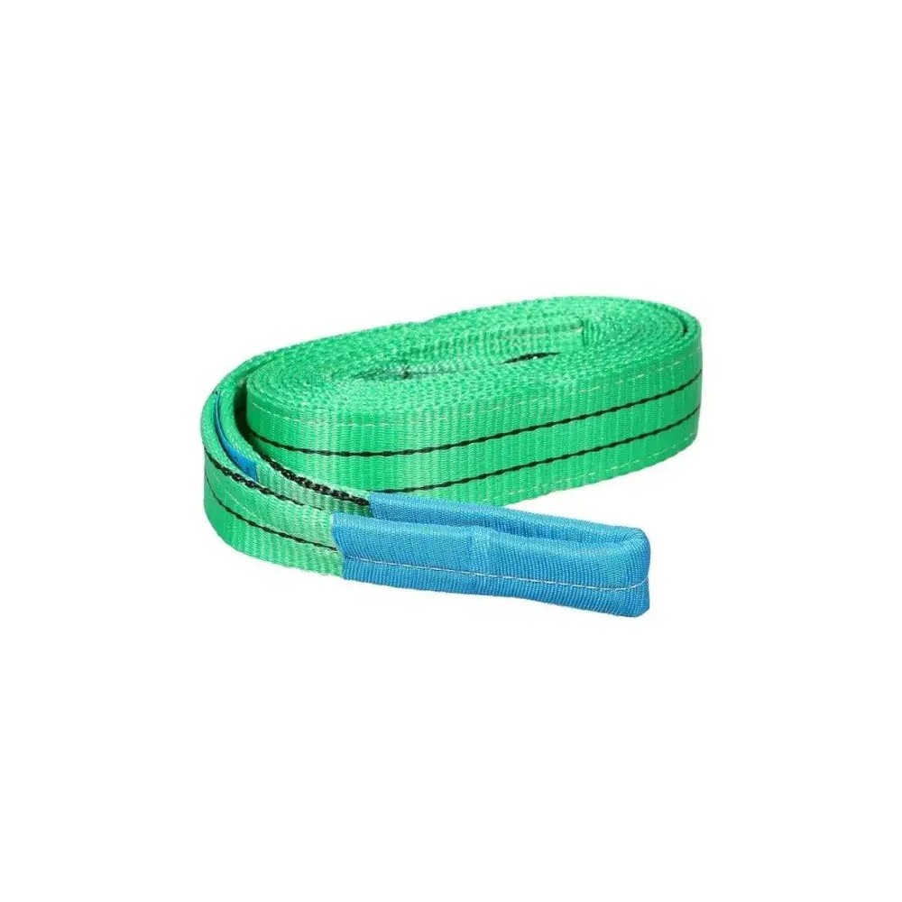 Chinga ridicare cu urechi 2T, 5m, verde, latime 60mm