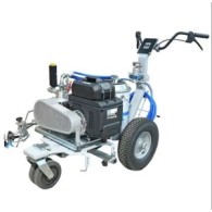 Echipament airless electric pentru trasat marcaje rutiere Larius Mirò E-Liner, 2.2 l/min - rezervor 50 litri Gravity