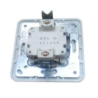 Buton cu revenire 1pol, 1 cale, 230V, 80x80x30mm