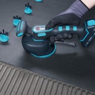 Vibrator profesional cu ventuza si variator de turatii digital pt. placi ceramice (2 acumulatori inclusi) - BIHUI-LFTBA-plus