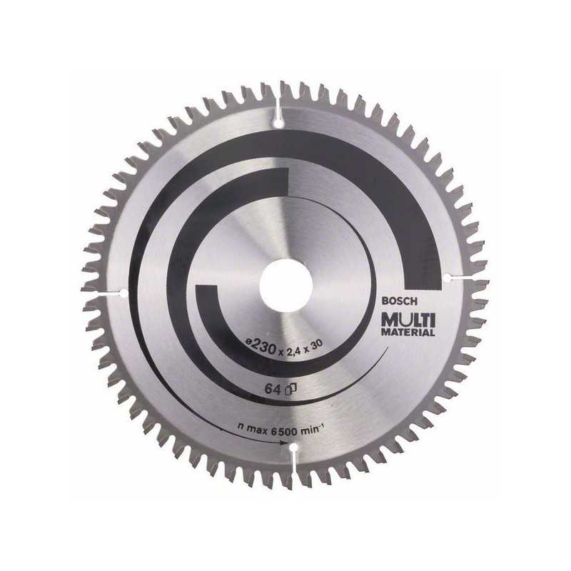 Bosch Panza ferastrau circular Multi Material, 230x30x2.4mm, 64T