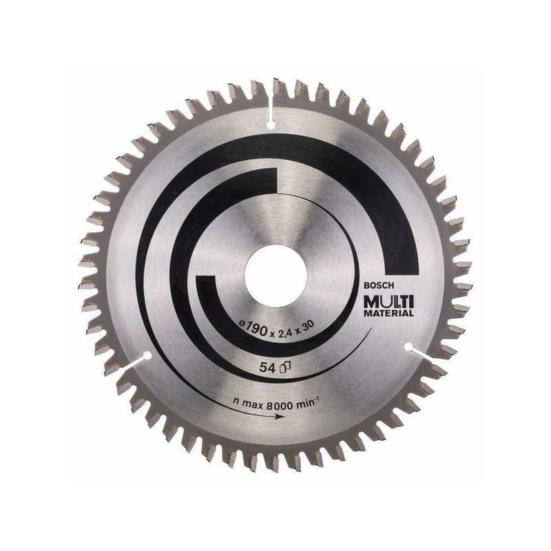 Bosch Panza ferastrau circular Multi Material, 190x20x2.4mm, 54T