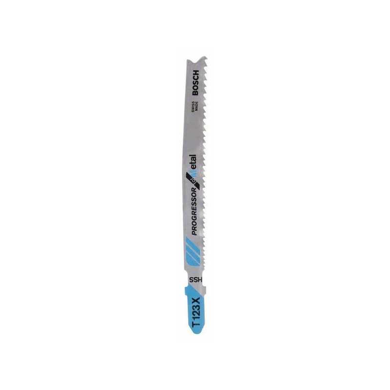 Bosch Set 5 panze ferastrau vertical T 123 XF Progressor for Metal, 100mm