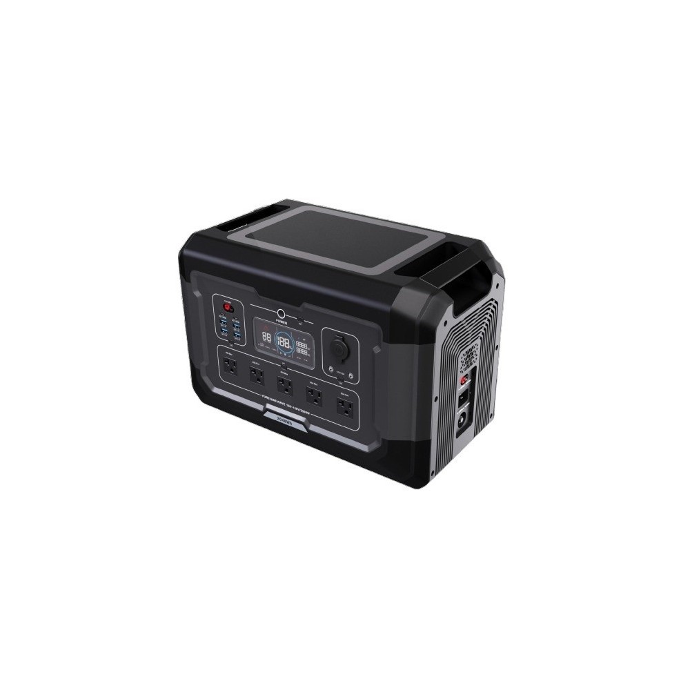 Statie acumulator portabil cu incarcare rapida - FastCharge, LiFePO4 - Generator Solar Power Station - 2500W, 2048Wh - CNO-PS2