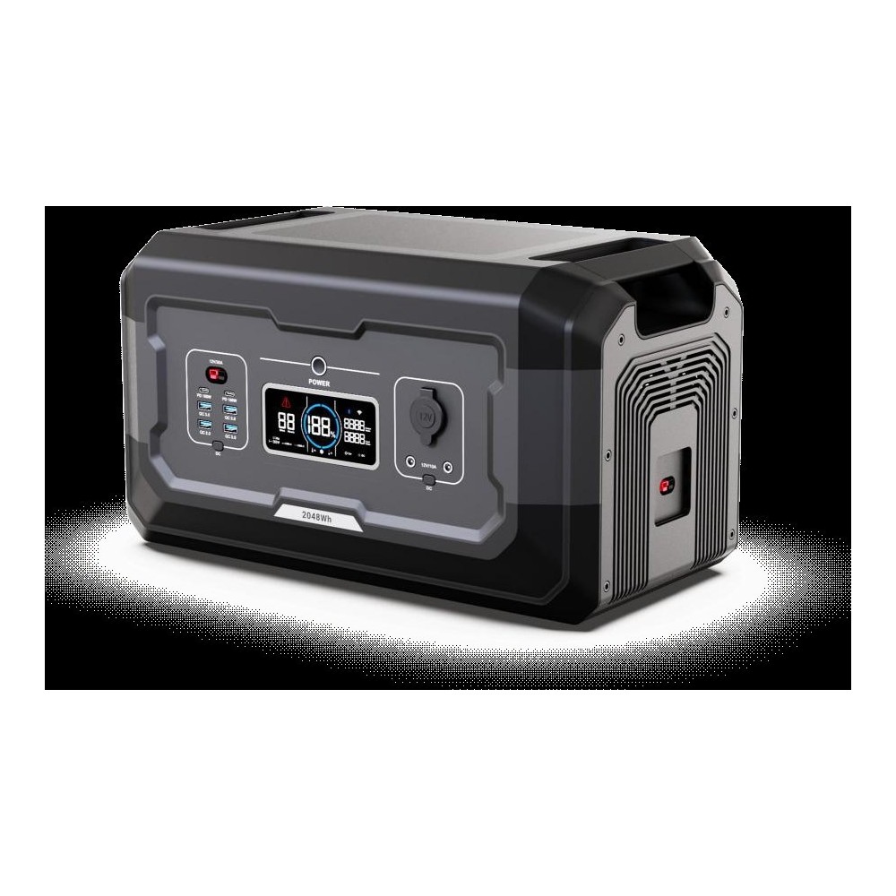 Acumulator suplimentar pentru Statii portabile cu incarcare rapida FastCharge, LiFePO4, Generator Solar Power Station - 2048Wh -