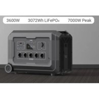 Statie acumulator portabil pentru incarcare rapida FastCharge, LiFePO4, Generator Solar Power Station - 3600W, 3072Wh - CNO-PS3