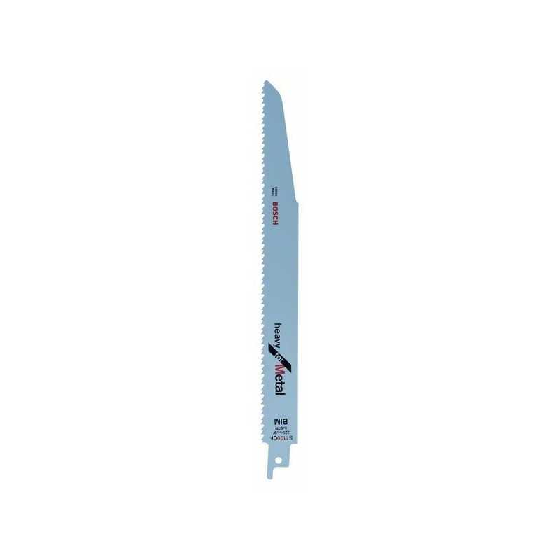 Bosch Set 5 panze ferastrau sabie S 1120 CF Heavy for Metal, 225mm