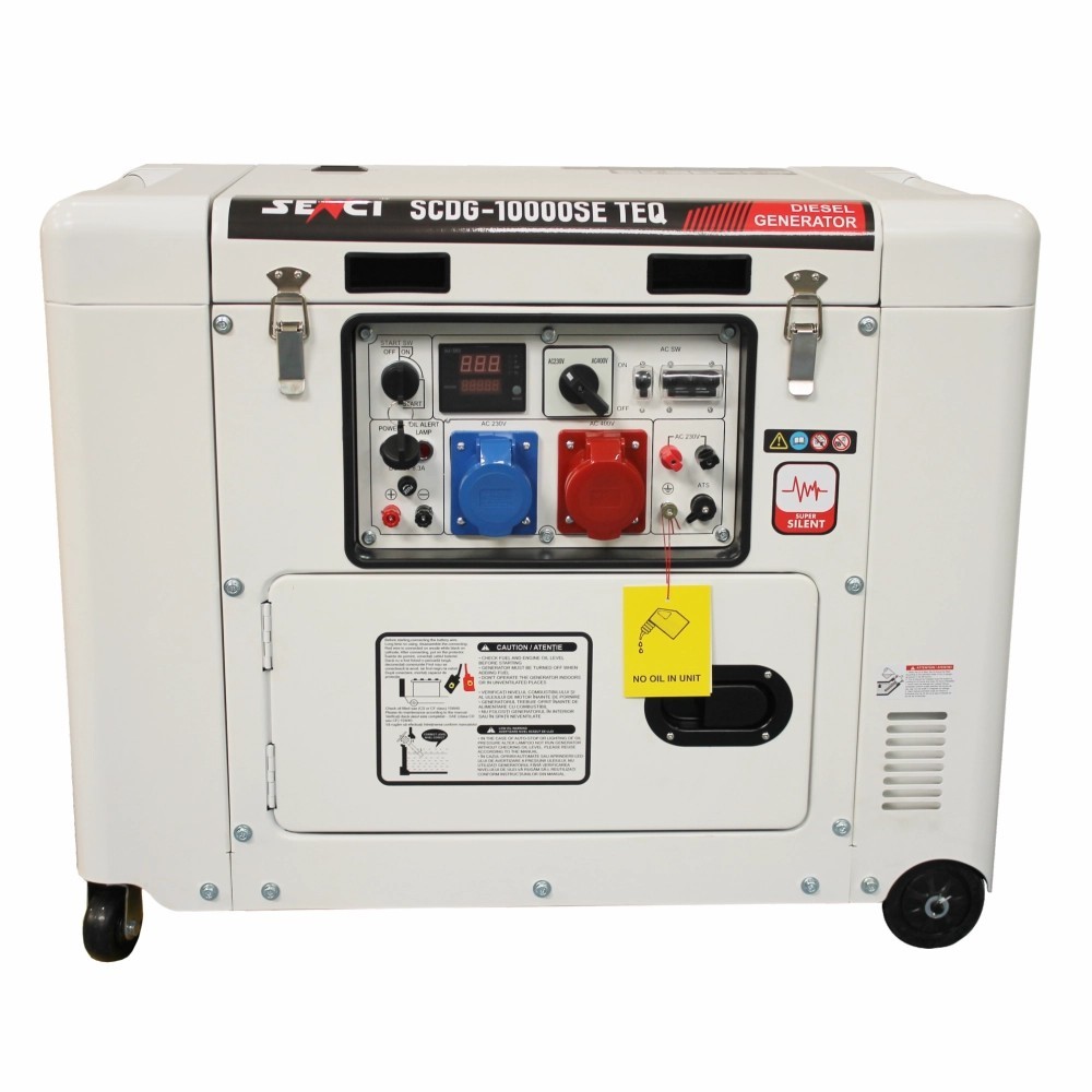 RS Generator insonorizat diesel SENCI SCDG-10000SE TEQ Pmax 9.4kVA 230V/400V pregatire ATS inclusa
