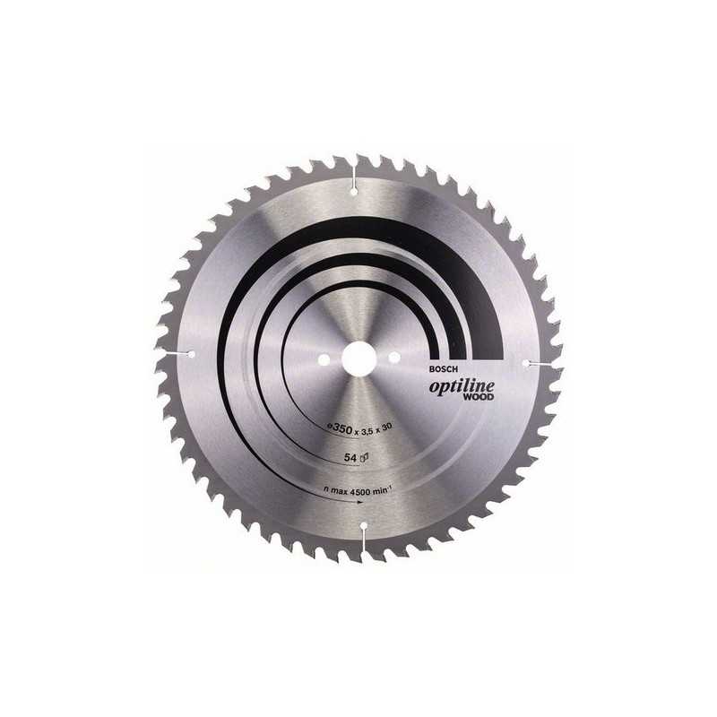 Bosch Panza ferastrau circular Optiline Wood, 350x30x3.5mm, 54T