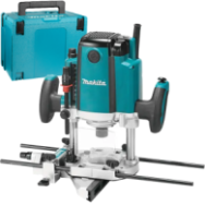MAKITA RP1803FX07 Masina de frezat verticala, piulita 12 mm, 1650 W + Valiza Makpac