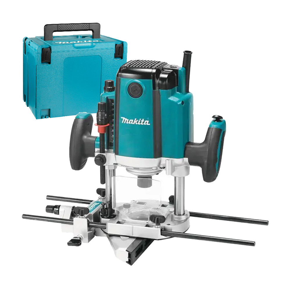 MAKITA RP1803FX07 Masina de frezat verticala, piulita 12 mm, 1650 W + Valiza Makpac