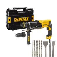 DEWALT D25134KP-QS Ciocan rotopercutor SDS-plus 800 W, 2.8J + Valiza + Mandrina rapida + Set accesorii