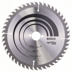 Bosch Panza ferastrau circular Optiline Wood, 230x30x2.8mm, 48T
