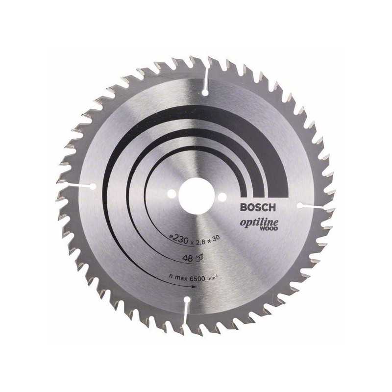 Bosch Panza ferastrau circular Optiline Wood, 230x30x2.8mm, 48T