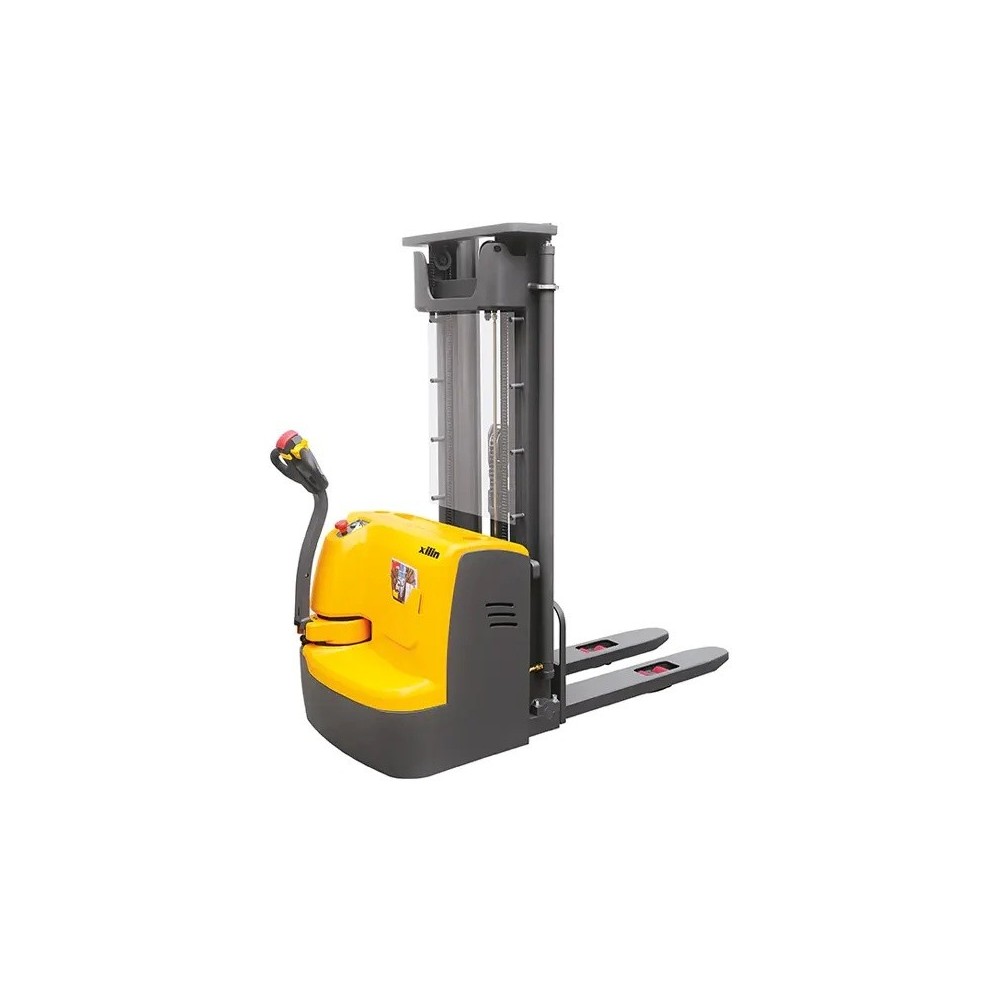 Stivuitor / transpalet electric cu platforna, XILIN CDDR15-II (1.5T X 5.6M LITIU-ION)