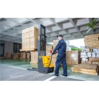 Stivuitor / transpalet electric cu platforna, XILIN CDDR15-II (1.5T X 5.6M LITIU-ION)