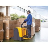 Transpalet electric cu platforma suport pentru utilizator, XILIN CBD20R-II (2.0T, 550X1150mm, Li-Ion)